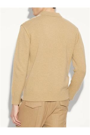 Maglia argyle nei toni grigio, burro e beige PAOLO PECORA | A055F002U8A1